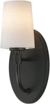 Maxim 12691WT Durham 14" Tall Light Wall Sconce - Black. Fixed Price $104.00.