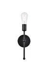 Elegant Lighting LD2356 Keely 12" Tall Bathroom Sconce - Black. Fixed Price $62.00.