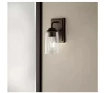 Hampton Bay Evangeline 4.5" 1-LIGHT Modern Bronze Indoor Wall Farmhouse Sconce. Fixed Price $22.99.