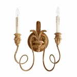 Quorum International 5306-2 French Umber Salento 2-LIGHT 14"H Wall Sconce. Fixed Price $210.00.