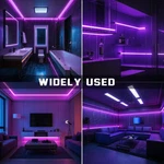 Birthday Party Special Underbed Lighting Bathroom Purple Strip. Fixed Price $25.99.