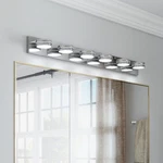 43 Inch 6 Lights Over Mirror Modern Bathroom Vanity Chrome Led Wall Sconce. Fixed Price $152.99.