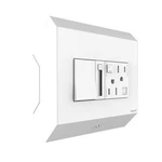 Legrand Adorne Square Control Box Paddle Dimmer 15A Gfci Outlet White APCB6W2. Fixed Price $147.77.