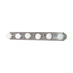 Used Nuvo Lighting 60/302 Six Vanity Racetrack STYLE-36 Inches Wide By. Fixed Price $59.49.