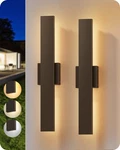 Edishine 2 Pack Led Outdoor Wall Lights Dimmable,waterproof Sconce. Fixed Price $89.99.