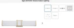 Eglo Tomero 23.75 In. Brushed Gold Integrated Led Vanity Light Bar - 204126A. Fixed Price $89.99.