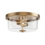 Maxim 5691CLNAB Fuller 2 Light Flush Mount-natural Aged Brass. Fixed Price $94.00.