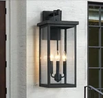 TD40019OT True Fine Trevot Outdoor Wall Sconce 3 Light. Fixed Price $50.00.
