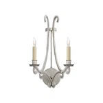 Visual Comfort Oslo Sconce In Burnished Silver Leaf With Clear Glass-new. Fixed Price $399.99.
