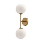 Alora Mood Cassia Light 6" Wall/vanity, Gold/opal Matte/clear - WV549220AGOP. Fixed Price $90.24.
