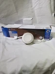 Ge Dimmable Modern Corded Electric Plastic Led Puck Lights, Silver (open Box). Fixed Price $20.00.