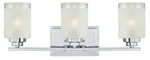 Hansen 3-LIGHT Chrome Wall Fixture. Fixed Price $54.00.