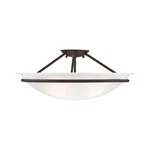 Newburgh 3 Light Semi-flush Mount Transitional STYLE-8 Inches Tall And 20. Fixed Price $271.96.