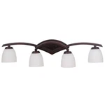 Craftmade 14035OBG4-WG Viewpoint Light Inch Oil Bronze Gilded Vanity. Fixed Price $171.90.