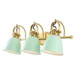 Jonathan Lighting JYL1116 Phineas 3 26"W Led Vanity - Mint Green /. Fixed Price $313.00.