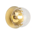 Used Dainolite BUR-51W-AGB-CL Burlat Light Wall Sconce Contemporary. Fixed Price $81.60.