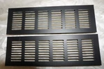 Geesatis 2 Pcs Louvered Ventilation Grille Air For Cabinet Shoe Har. Fixed Price $12.99.