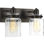 Progress Lighting P300046 Calhoun 2 13"W Bathroom Vanity - Bronze. Fixed Price $109.99.