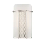 Designers Fountain Lucern Wall Sconce, Platinum LED6050-SP. Fixed Price $34.99.
