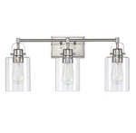 Vanity Light Hukoro Romance 23.64 In. W/ Brushed Nickel Finish 987. Fixed Price $40.00.
