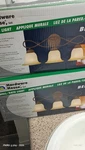 Hardware House Bennington 10-1059 Wall/bath Light Antique Bronze Glass Ul Listed. Fixed Price $31.30.