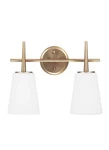 Generation Lighting Brass Driscoll Two Wall / Bath Vanity Style Lights. Fixed Price $100.00.