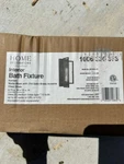 Home Decorators Kenton 1 Light Black Satin Brass Accents Indoor Wall Sconce. Fixed Price $20.00.