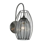 Kalco Emilia Light 10" Outdoor Wall Sconce, Stainless/tempered - 404821CM. Fixed Price $401.00.