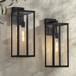 John Timberland Titan 20" Mystic Black Outdoor Wall Lights Set Of. Fixed Price $249.98.