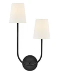 Lark 84262 Cora Light 22" Tall Wall Sconce - Black. Fixed Price $139.99.