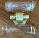 Two Wall Sconce From The Crosby Collection - Maxim Lighting Satin Brass. Fixed Price $105.00.