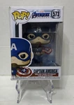 Funko Pop! Marvel: Avengers Endgame Captain America Figure #573 Light Damage Box. Fixed Price $8.99.