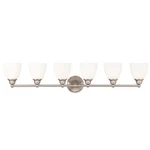 Livex Somerville Bathroom Vanity Lighting, Brushed Nickel 13666-91. Fixed Price $459.96.