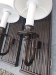 (1) Louis Baldinger & Sons Ny Mcm Wall Sconce Bronze 18"FINE Cast We Have 7. Fixed Price $165.00.
