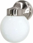 Nuvo 76-705 1-LIGHT 6" Porch Outdoor Wall With White Globe. Fixed Price $26.09.