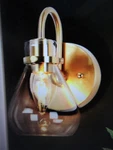 Uolfin Modern Teardrop Bedroom Wall Light(s) 1-LIGHT Brass Sconce Lighting. Fixed Price $35.95.