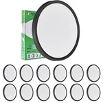12PK Inch Led Flush Mount Ceiling Lights, 24W, 2520LM, 3000K/4000K/6000K C.... Fixed Price $166.39.