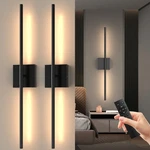 Tartek Battery Operated Wall Sconces Set Of Two, Rechargeable 32 Inch, Black. Fixed Price $111.64.