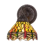 Meyda Lighting 274151 7" Wide Tiffany Hanginghead Dragonfly Wall Sconce -. Fixed Price $340.20.