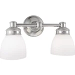 Norwell Lighting 8792-CH-OP Spencer 5 Inch Brushed Nickel Wall Sconce. Fixed Price $198.00.