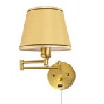 Pullcu Plug-in Wall Sconce Swing Arm 1-LIGHT Mount Lamp With Usb Gold. Fixed Price $71.23.