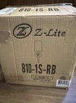 Z-lite 810-1S-RB Avery 19" Tall Wall Sconce Rubbed Brass New Lamp Lighting Moder. Fixed Price $50.00.