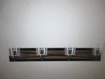 Progress Lighting Briarwood 4-LIGHT Antique Bronze Clear Bath Vanity. Fixed Price $70.51.