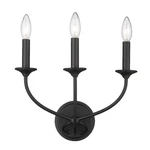 Z-lite Arabella Light Wall Sconce, Black/matte 3500-3S-MB. Fixed Price $99.99.