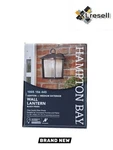 Hampton Bay Ashton 10.87 In. 1-LIGHT Black Hardwired Wall Lantern Sconce. Fixed Price $37.43.