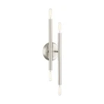 Livex Lighting 46771 Soho 17" Tall Commercial Wall Sconce - Nickel. Fixed Price $129.96.