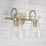 Capital Mila 11" High Aged Brass 2-LIGHT Wall Sconce. Fixed Price $158.40.