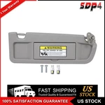 Passenger Side Warm Gray Sun Visor For 06-11 Honda Civic + License Plate Light. Fixed Price $21.69.