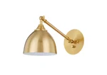 Home Decorators Collection Frolynn One Light Sconce Aged Brass Finish Metal Shad. Fixed Price $22.49.