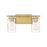 Savoy House 2-LIGHT 15" Bath Vanity Light, Natural Brass M80037NB. Fixed Price $152.00.